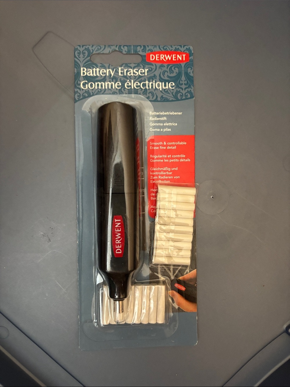 Battery Eraser - Black Precision Eraser